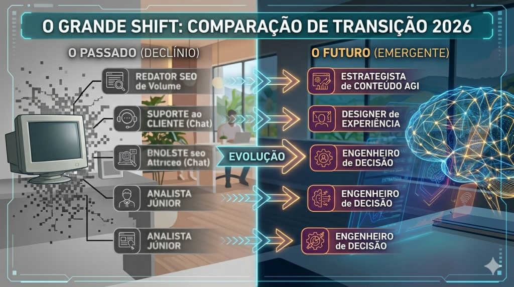 comparativo de profissões futuras